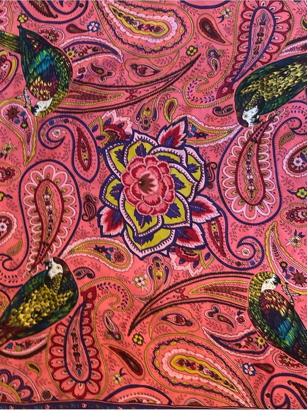 Polo Ralph Lauren Silk Scarf Square 35 x 35 inch Vintage